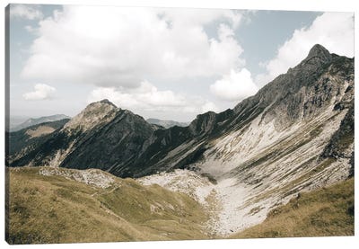 Mountain Cathedrals In The German Alps Canvas Art Print - Michael Schauer