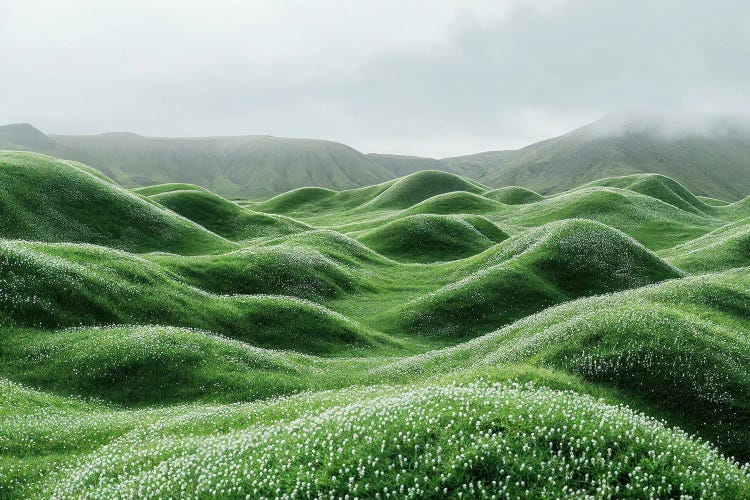 Rolling Green Hills by Michael Schauer wall art