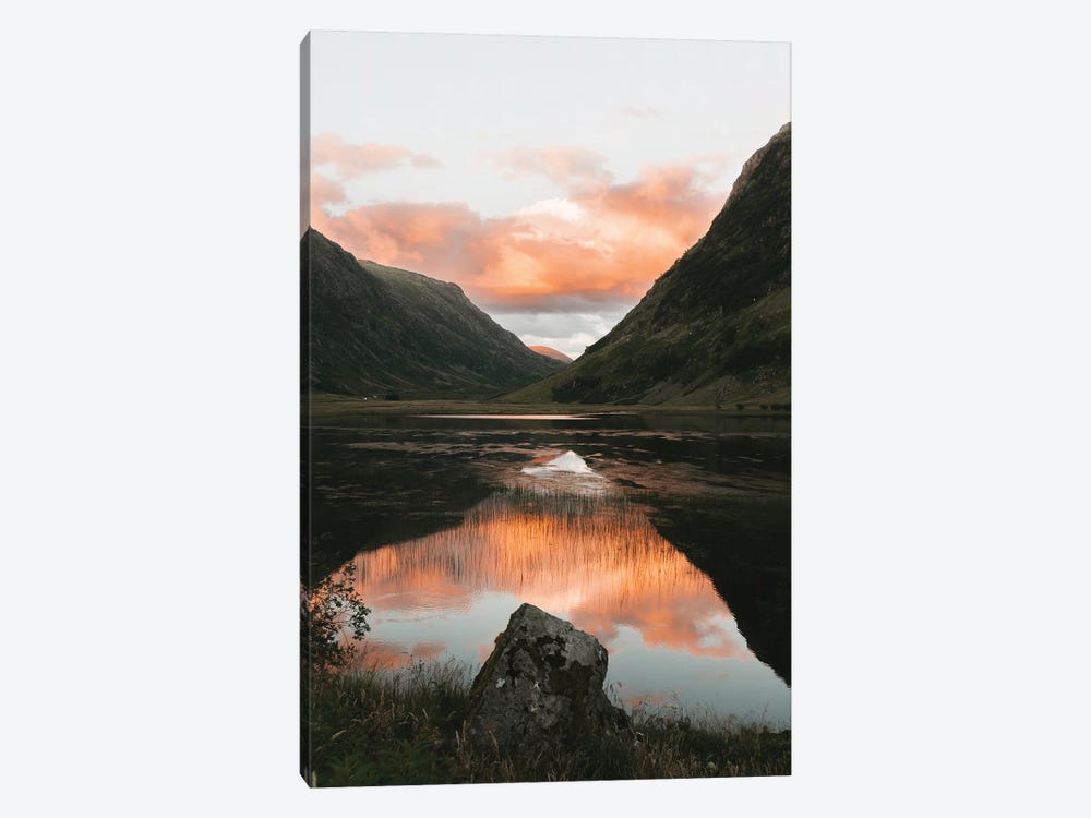 Perfect Reflection In A Mountain Lake In Scotland by Michael Schauer 1-piece Art Print