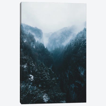 Forest Mountain Canyon In The Italian Dolomites Canvas Print #SCE54} by Michael Schauer Canvas Wall Art