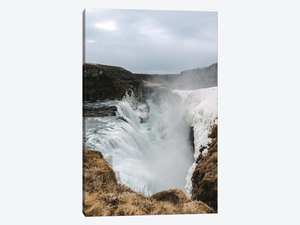 Gullfoss Waterfall In Iceland During Winter by Michael Schauer 1-piece Art Print