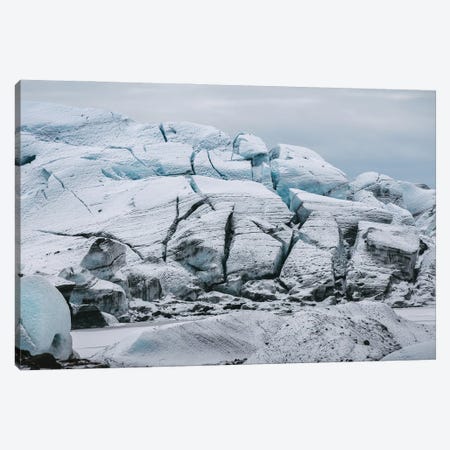 Frozen Glacier In Iceland Canvas Print #SCE67} by Michael Schauer Art Print