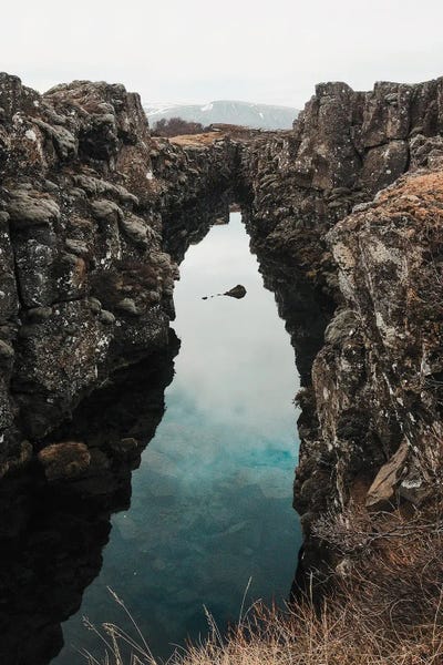 Michael Schauer: Thingvellir National Park In Iceland With A Perfect Reflection by Michael Schauer