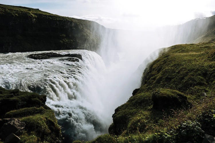 Gullfoss Waterfall In Iceland