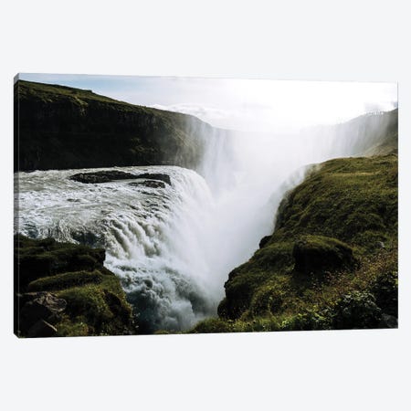 Gullfoss Waterfall In Iceland Canvas Print #SCE87} by Michael Schauer Canvas Print