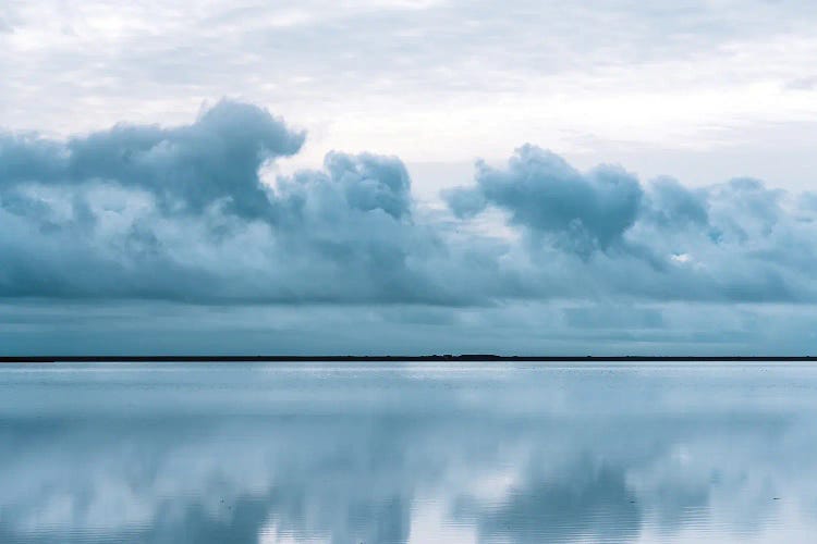 Epic Perfect Sky Reflection In Iceland