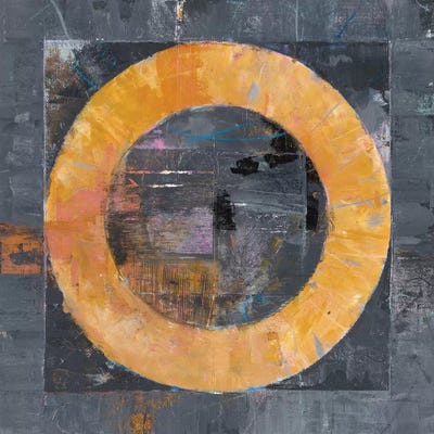 Roundabout by Mike Schick framed canvas print