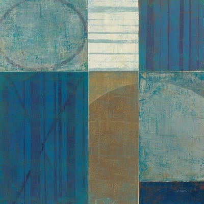 Forest Bridge by Mike Schick framed canvas print