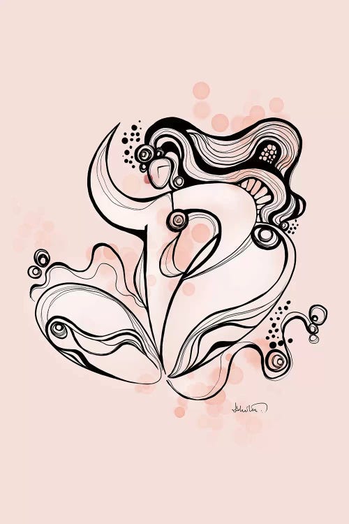 Seated Lotus by Soul Curry Art & Illustrations wall art