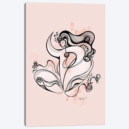 Seated Lotus Canvas Print #SCI106} by Soul Curry Art & Illustrations Canvas Wall Art