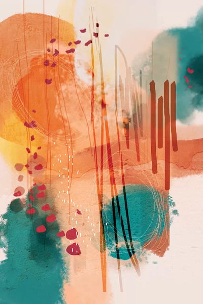 Vintage & Retro Bedroom: Sunset Beach by Soul Curry Art & Illustrations