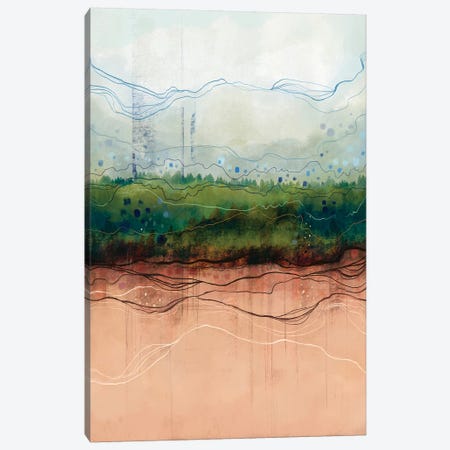 Fields Canvas Print #SCI129} by Soul Curry Art & Illustrations Canvas Art Print
