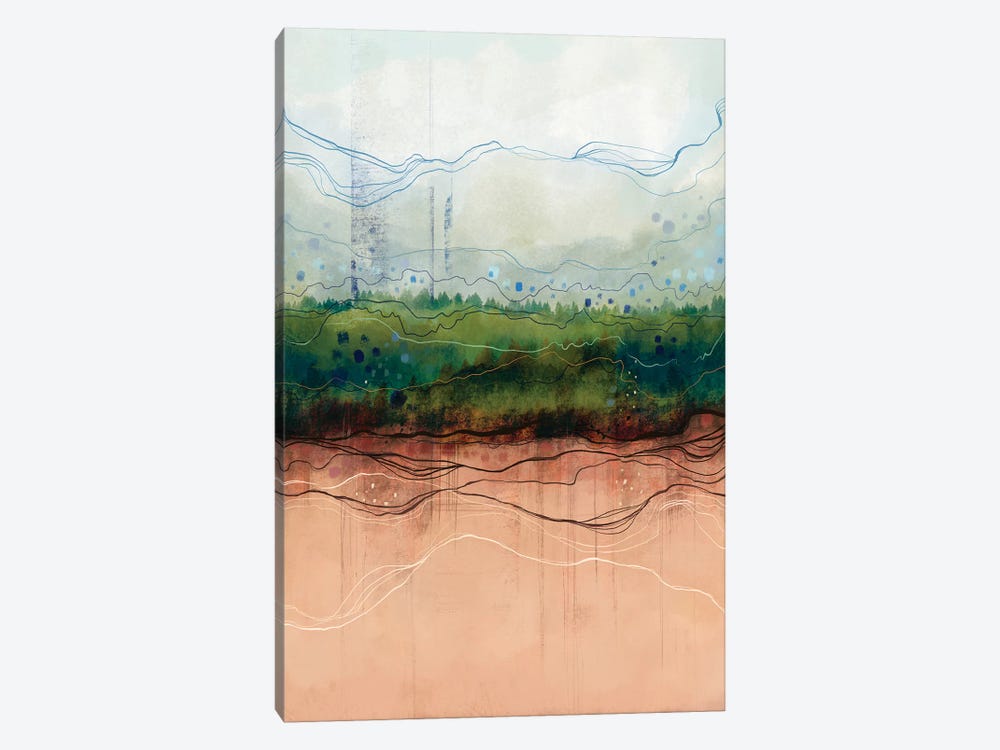 Fields by Soul Curry Art & Illustrations 1-piece Canvas Print
