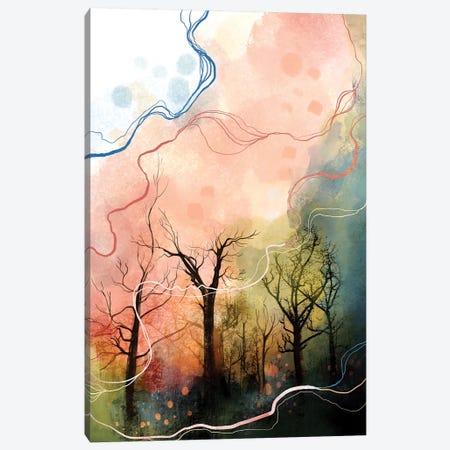 Woods Canvas Print #SCI130} by Soul Curry Art & Illustrations Canvas Artwork