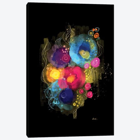 Rainbows In The Garden Canvas Print #SCI133} by Soul Curry Art & Illustrations Canvas Art