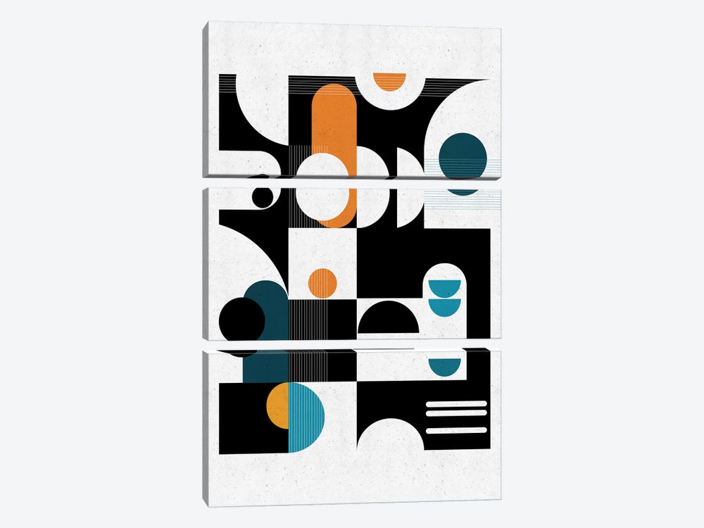 Bauhaus by Soul Curry Art & Illustrations 3-piece Canvas Art Print