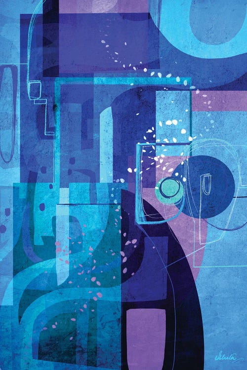 Blue Victory by Soul Curry Art & Illustrations wall art