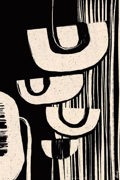 Noir Blanc I by Soul Curry Art & Illustrations wall art