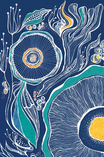 Fantastic Flowers by Soul Curry Art & Illustrations framed canvas print