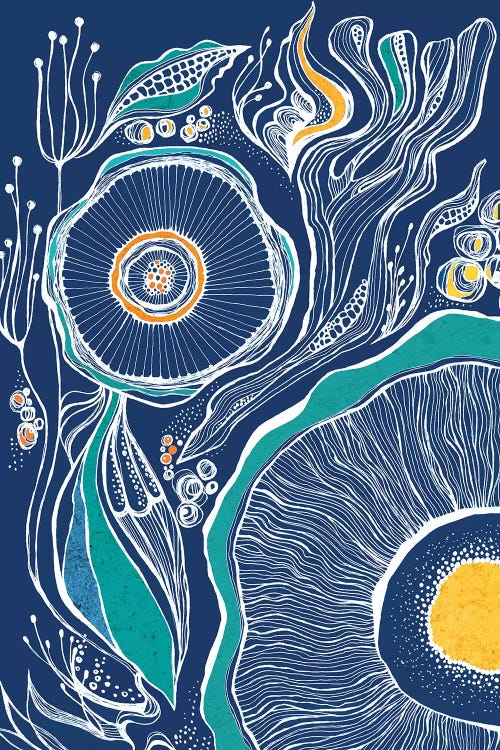 Fantastic Flowers by Soul Curry Art & Illustrations wall art