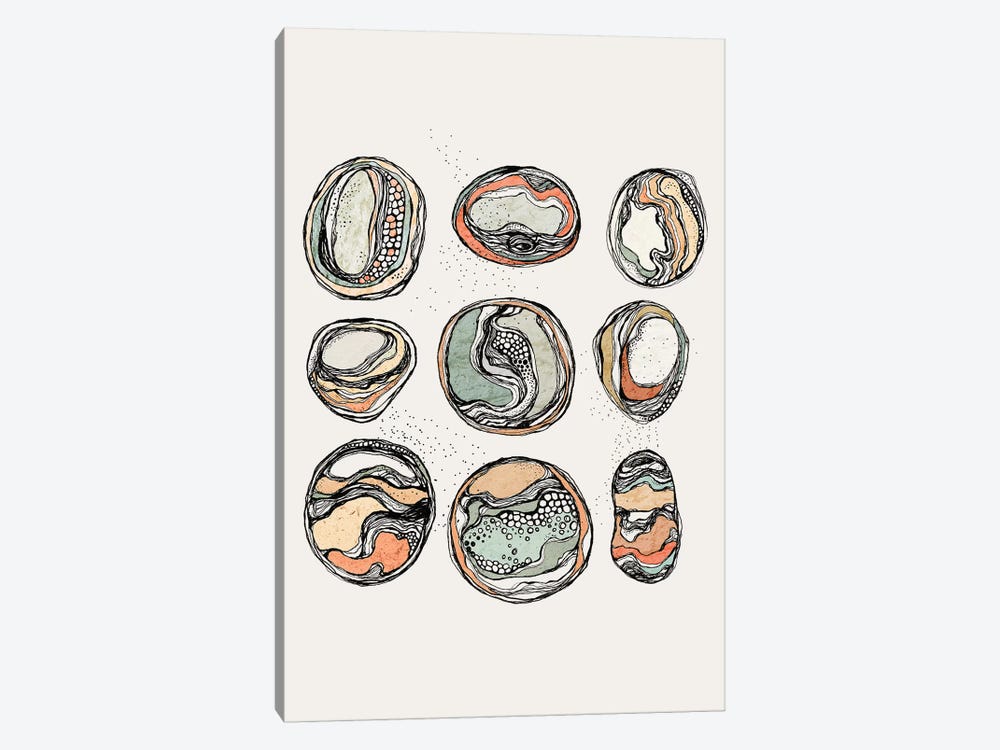 9 Rocks by Soul Curry Art & Illustrations 1-piece Canvas Print