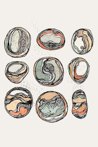 Soul Curry Art & Illustrations: 9 Rocks by Soul Curry Art & Illustrations