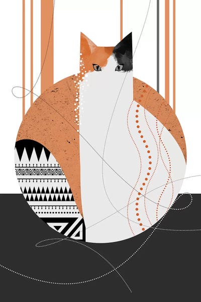 Scandinavian Office: Lily Cat by Soul Curry Art & Illustrations