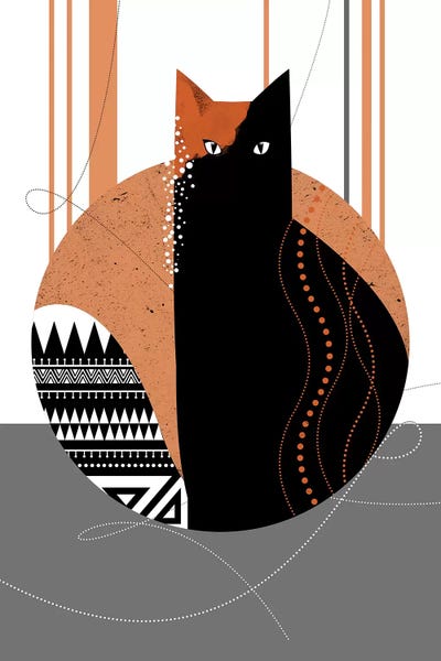 Scandinavian Office: Maui Cat by Soul Curry Art & Illustrations