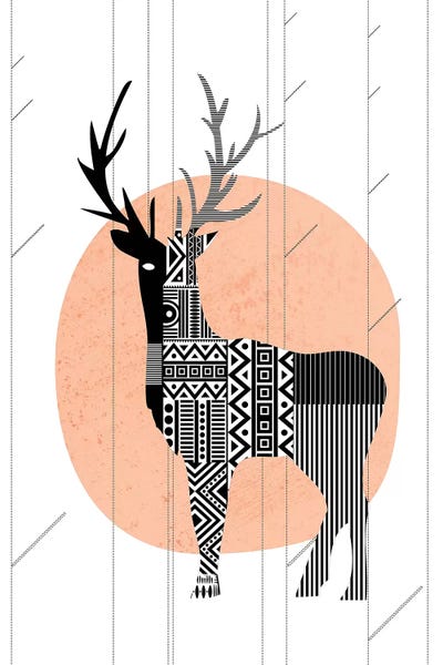 Scandinavian Office: Nordic Deer by Soul Curry Art & Illustrations
