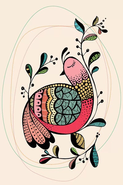 Partridge by Soul Curry Art & Illustrations framed canvas print