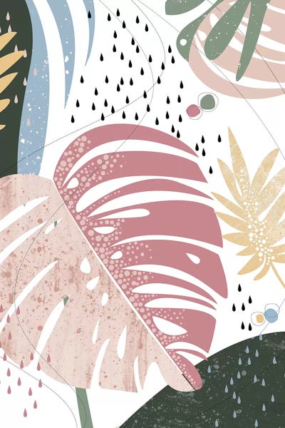 Monsteras: Rain Forest by Soul Curry Art & Illustrations