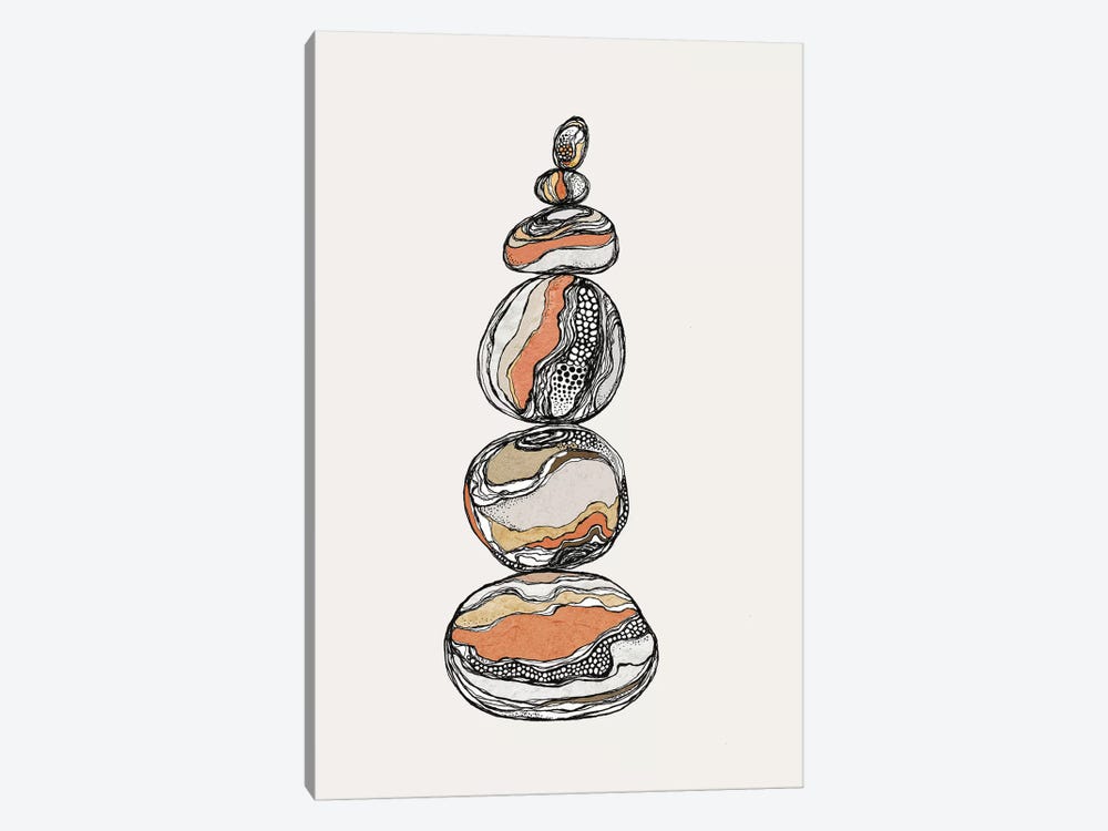 Stacked Rocks by Soul Curry Art & Illustrations 1-piece Canvas Art Print