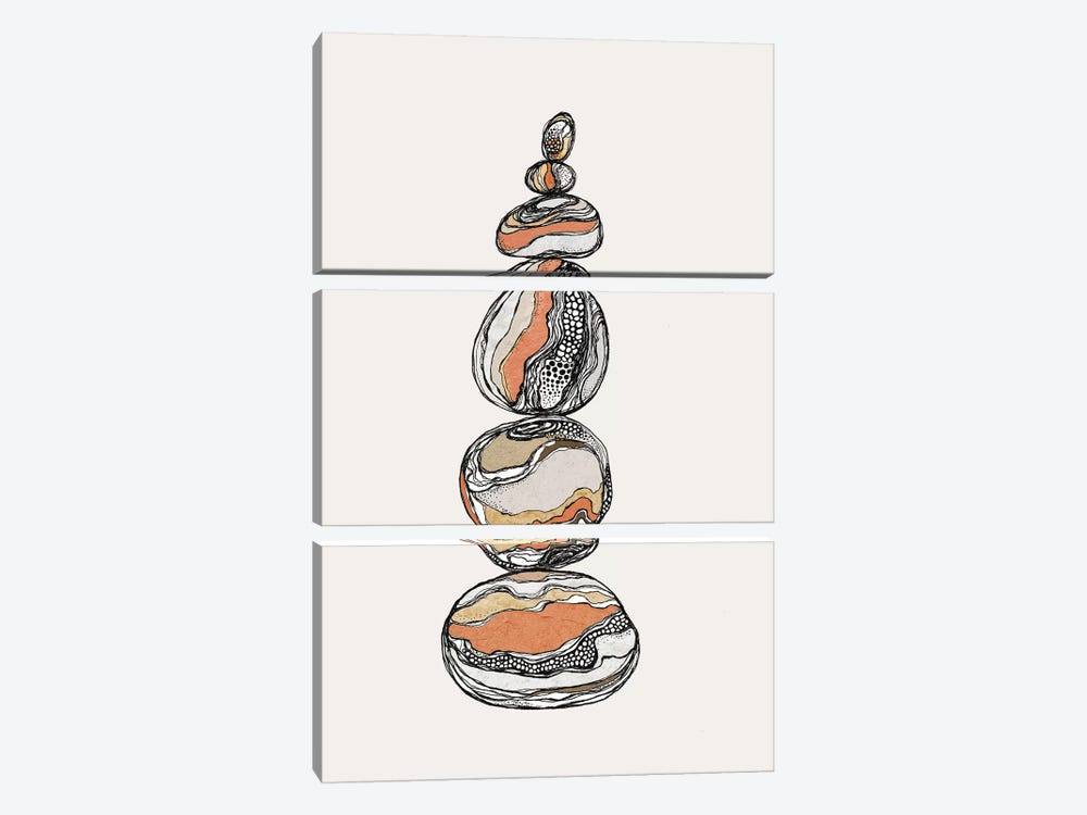 Stacked Rocks by Soul Curry Art & Illustrations 3-piece Art Print
