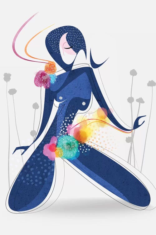 Garden Nymph by Soul Curry Art & Illustrations wall art