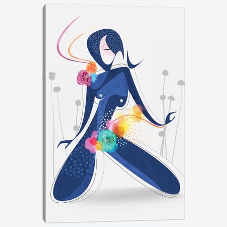 Garden Nymph Canvas Print #SCI68} by Soul Curry Art & Illustrations Canvas Art