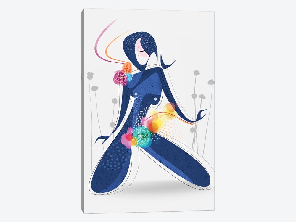 Garden Nymph by Soul Curry Art & Illustrations 1-piece Canvas Art