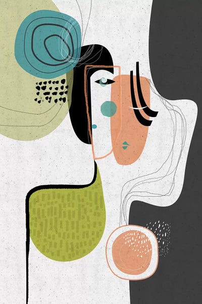 Abstract Figures: Love In Pieces by Soul Curry Art & Illustrations