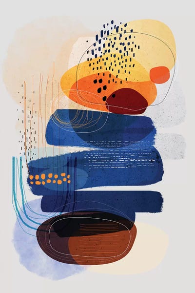 Coastal & Ocean Abstracts: Oceans Apart by Soul Curry Art & Illustrations