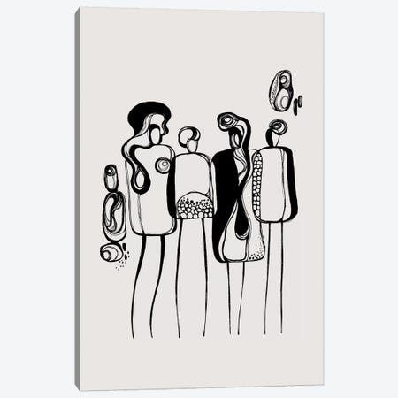 Pod People IV Canvas Print #SCI74} by Soul Curry Art & Illustrations Canvas Artwork