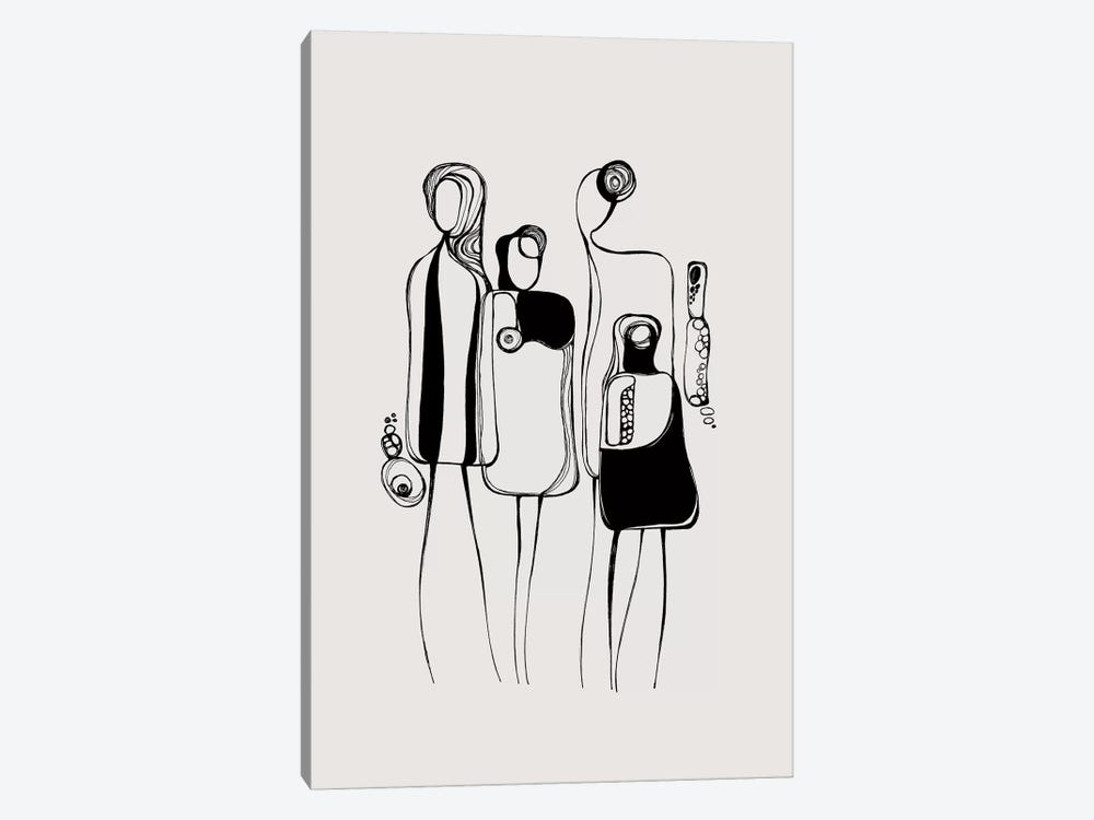 Pod People V by Soul Curry Art & Illustrations 1-piece Canvas Wall Art