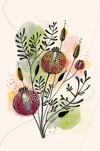 Soul Curry Art & Illustrations: Poppy Blooms by Soul Curry Art & Illustrations