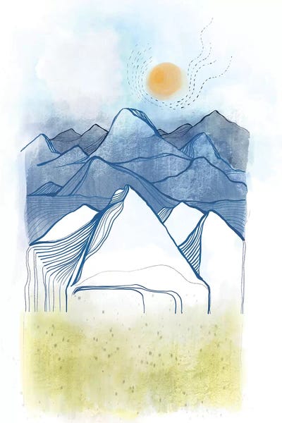 Heights by Soul Curry Art & Illustrations framed canvas print