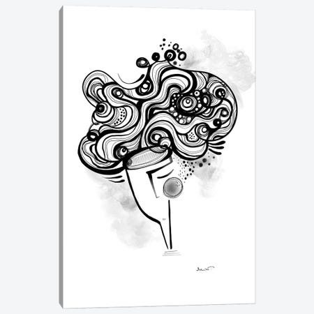 Mindless Canvas Print #SCI88} by Soul Curry Art & Illustrations Canvas Artwork
