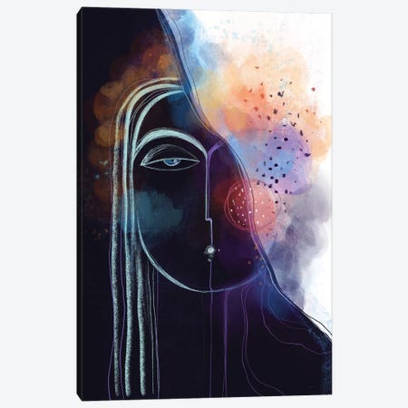 Dark Canvas Print #SCI89} by Soul Curry Art & Illustrations Canvas Art