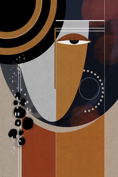 Moonbeam by Soul Curry Art & Illustrations framed canvas print