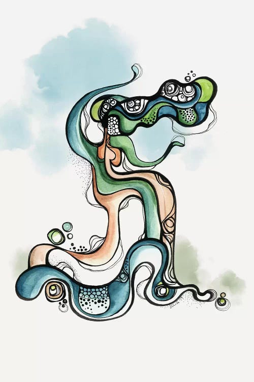 Head In The Clouds by Soul Curry Art & Illustrations wall art