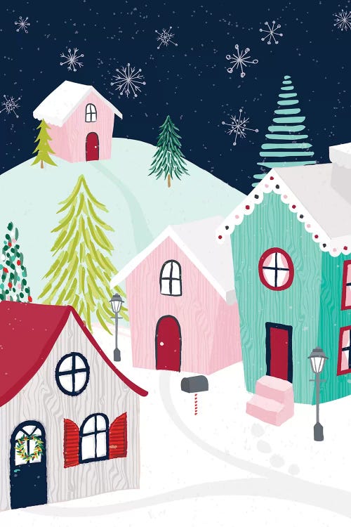 Elf Town by Sarah Callis wall art