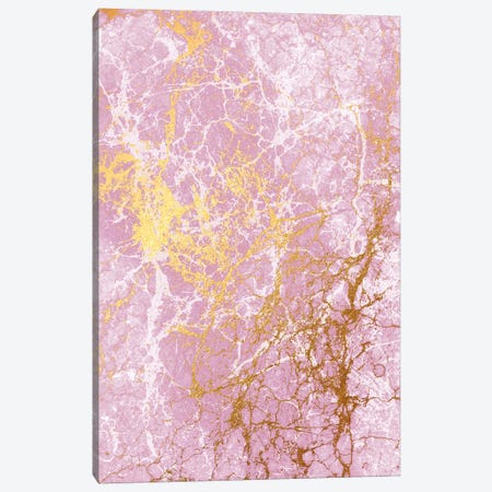 Pink Marble Canvas Print #SCL9} by Sarah Callis Art Print
