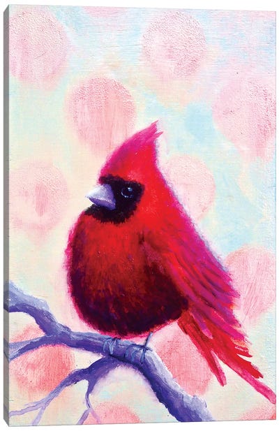 Dots Canvas Art Print - Cardinal Art