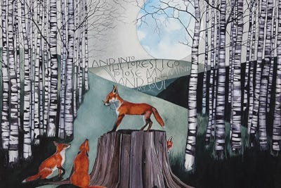 Japanese Nine Tailed Fox Kitsune Canva - Canvas Wall Art Japanese Nine Tailed Fox Kitsune Canva - Canvas Wall Art